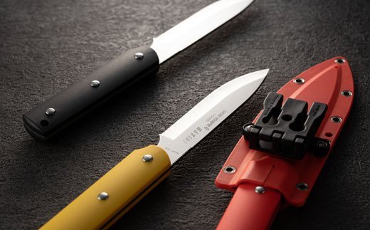 H44-11 サビナイフ8 MAKIRI SPORTS（マキリスポーツ）直刃（イエロー）