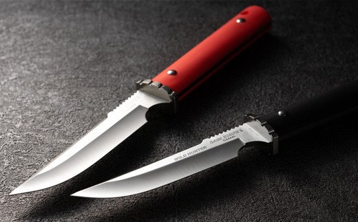 H47-01 サビナイフ5ワイルドハンター直刃（ブラック）