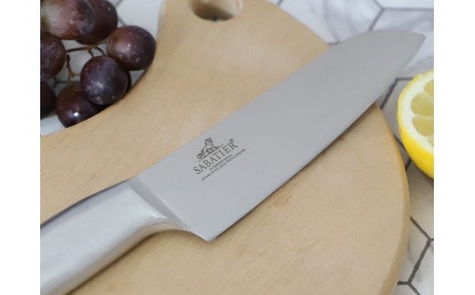 H8-44 SABATIER オールステンレス 三徳150mm