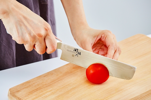 H39-01 関孫六 ダマスカス 菜切包丁