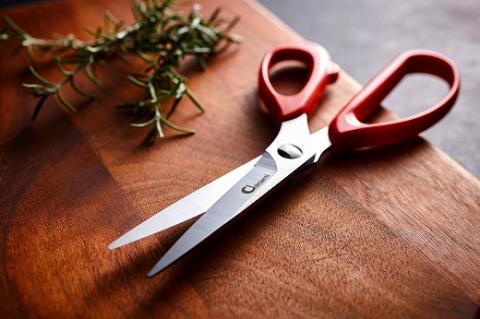 H10-104 浜内千波のキッチンバサミ 赤（CHI-01）