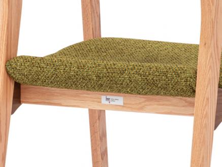 D121-01 IGNITE ダイニングチェア （肘付）【オーク＆ウォルナット材】JIG-DCX191A PNO+W/DバトンYG