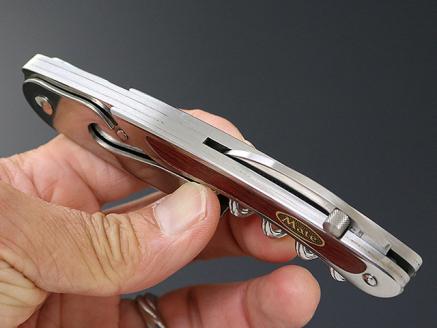 H35-08 Mate ソムリエナイフ ワインレッド合板（FT300/WR） ～メイト ワイン オープナー 栓抜き コルク抜き コークスクリュー ギザ刃 ヴィンテージワイン 関の刃物～