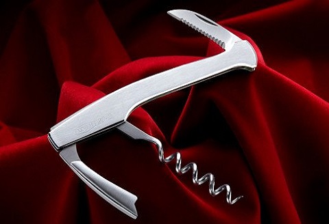 SP92-01 ソムリエナイフ レイジバッファロー【機械彫】（牛革製ケース付き）