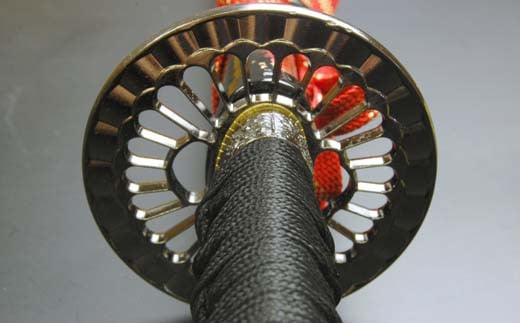 美術刀剣　模造刀　前田慶次郎利益拵え大刀（傾奇鞘）　戦国武将シリーズ