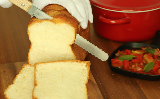 ２ＷＡＹ 【ソフト＋ハード ブレッドナイフ】 柔らかいパンも硬いパンもこれ１本で パンくずが出にくい H8-107