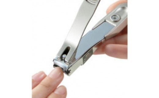 匠の技 ステンレス製 高級つめきり 金属キャッチャー付き（G-1305）H10-208 爪切り