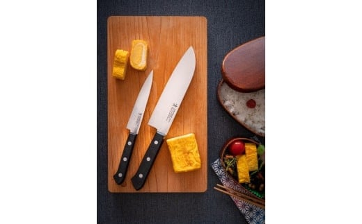 Henckels ヘンケルス 「 ロストフライ 三徳包丁 / ペティ 2pcsセット 日本製」 包丁セット ステンレス ギフト 食洗機対応 岐阜県関市製 【日本正規販売品】10055-002