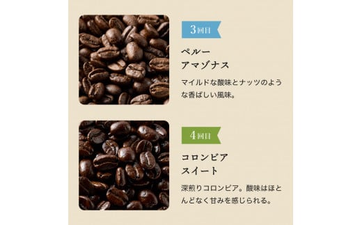 【定期便】カフェ・アダチ ドリップコーヒー （200ｇ×6回） コーヒー豆　酸味の少ない コクのある　厳選ストレートコーヒー