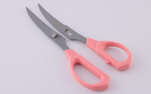 キッチンハサミ CURVEST ピンク ～キッチンハサミ はさみ フッ素コート 食洗機対応 分解式 刃物 ニッケン刃物 キッチン鋏 キッチンはさみ キッチンツール キッチン用品 調理器具～
