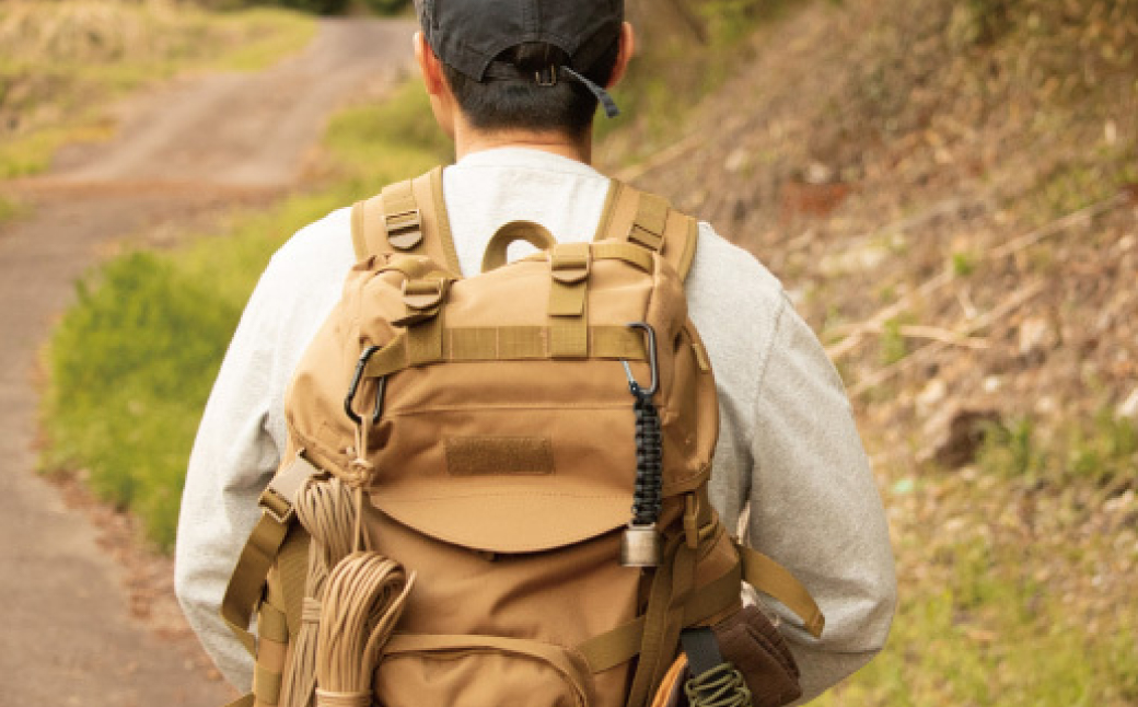 D5-11 パラコード編み込み 熊よけ鈴