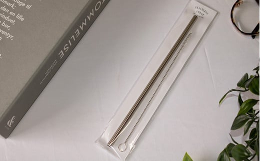 ＜【名入れ可】　ステンレスストロー＞ エコストロー 金属ストロー