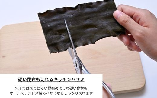 熱間鍛造製オールステンレスキッチンハサミ（分解可能、食洗機対応） ～キッチンばさみ 分解 オールステンレス 切りやすい 衛生的 取り外し可能 調理用はさみ 調理ばさみ ステンレス キッチン用品 調理器具 シンプル スタンダード～