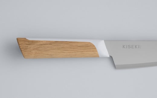 【最長12ヶ月で発送】＜日本初の超硬合金包丁＞ KISEKI: ペティ［ミズナラ］ ～ グッドデザイン賞受賞 (R5.10) テレビ紹介多数！ 毎日放送「 所さんお届けモノです！ 」(R6.6.8)　TBS「 ララLIFE 」(R5.5) 包丁 キセキ kiseki