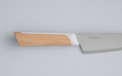 【最長12ヶ月で発送】＜日本初の超硬合金包丁＞ KISEKI: ペティ［ブナ］ ～ グッドデザイン賞受賞 (R5.10) テレビ紹介多数！ 毎日放送「 所さんお届けモノです！ 」(R6.6.8)　TBS「 ララLIFE 」(R5.5)