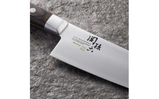 関孫六 べにふじ 三徳ディンプル165mm