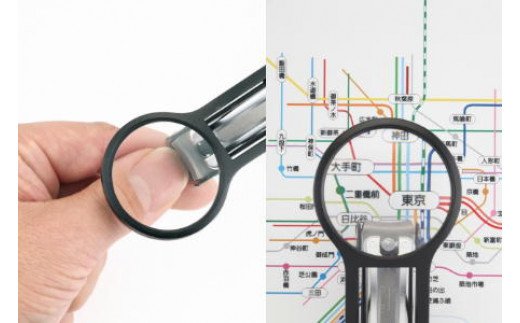 H7-137 ＜刀匠 ◇貝印 関孫六の伝統から生まれたツメキリ＞ ◇貝印 関孫六 ルーペ付きツメキリ大口径Ｍ ～ルーペ付きだから爪がしっかり見えて切りやすい 虫眼鏡 ルーペ 拡大 爪切り つめきり 黒