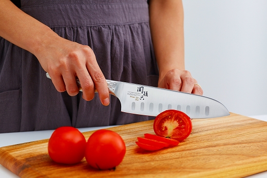 H14-01 関孫六 匠創 三徳165mm ディンプル