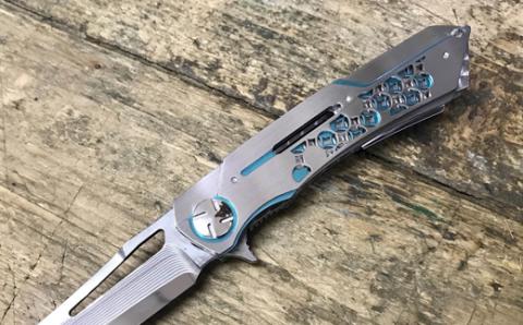 H220-01 カスタムナイフ ミナ （MINA-水雫-）