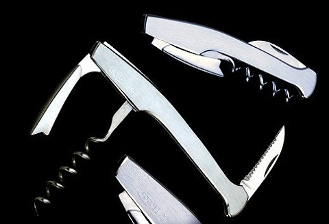 SP92-01 ソムリエナイフ レイジバッファロー【機械彫】（牛革製ケース付き）