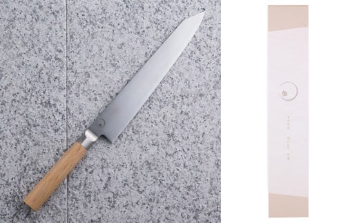 ■ミシュラン料理人　橋本幹造　両刃包丁　刺身 ◇ 貝印 (AB5514)