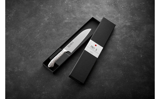 ステンレス一体型包丁 PRO-S 三徳 H16-01 【最長6か月を目安に配送】