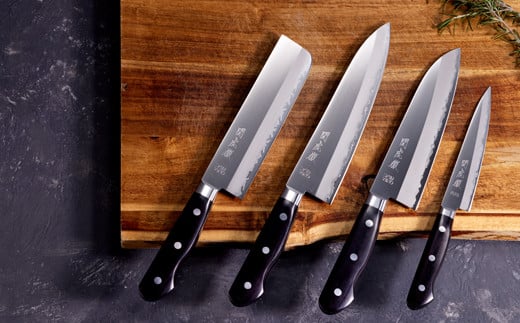 TBS「ララLIFE」で紹介されました(R5.5) H55-33 関虎徹 V金10号 三徳＆ペティ 包丁2本セット【飛騨・美濃すぐれもの認定品】（安田刃物）