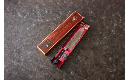 H20-88 濃州正宗作 ダマスカス 三徳包丁 プロフェッショナル