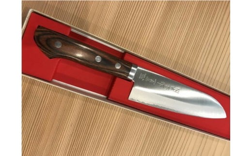 関吉秀作 はがね鍛造本割込 三徳包丁 165mm（H30-33 ）