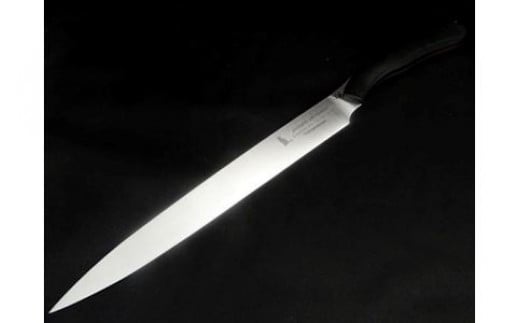 H54-01 NYAIFE KITCHEN （ニャイフキッチン） 刺身包丁 ブラック/パープル シャムネコver