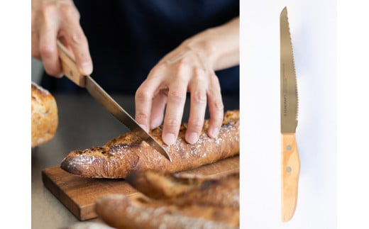 パン切りナイフ 【せせらぎ】 14ｃｍ （パンナイフ パン切り包丁 ブレッドナイフ MS-002）H9-109