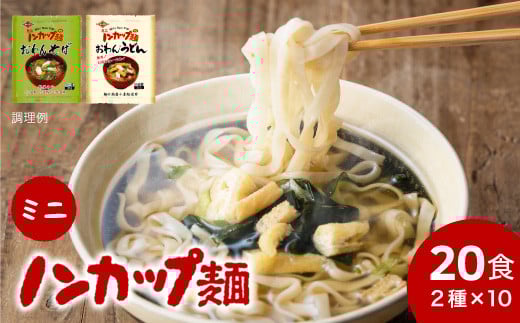 G9-04 ミニノンカップ麺 おわん麺セット20食（2種×10食）
