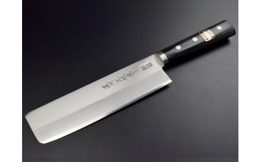 H20-17 DPクラッド薄刃包丁165mm 濃州正恒作 丸口金付 (C-123M)