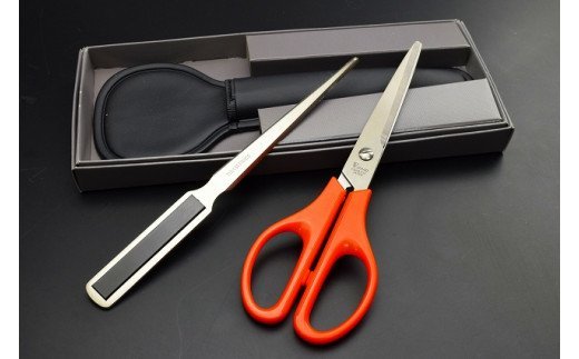 H7-149 Vロード デスクアソート2点セット【はさみ・ペーパーナイフ】（DA-22）