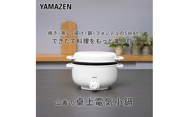 卓上電気小鍋 デキタテポット YMCP-S650(W)R7J70 F4N-2563