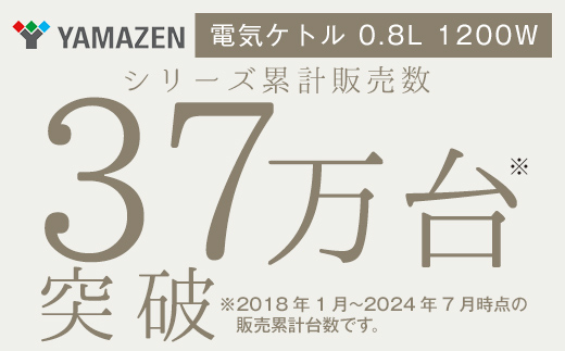 温度調節機能付き電気ケトル（1200W/0.8L） EGL-C1281【ブラックブロンズ】77684 F4N-0704
