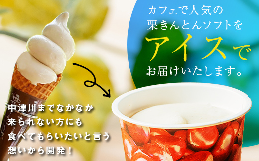 栗きんとん アイス アイスクリーム 6個 ギフト おすすめ 人気 アイス デザート スイーツ 送料無料 詰合せ 冷凍 お取り寄せ グルメ 人気 お届け：入金確認後、2週間程度で発送 F4N-0832