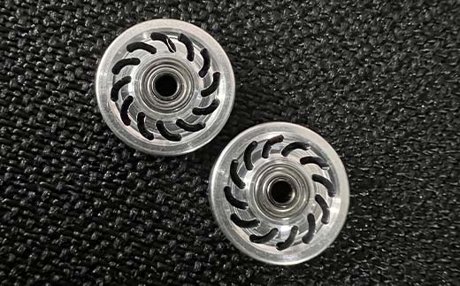 タミヤ　ミニ四駆用　ベアリングアルミローラー（切削加工品）アルミローラーセット 13ｍｍ H737282 ミニ四駆 アルミローラー 東原工業所 岐阜県 中津川市 F4N-1892