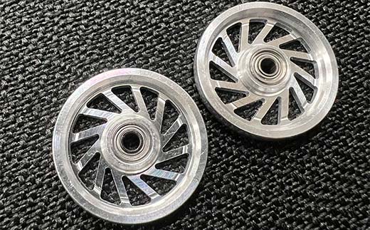 タミヤ ミニ四駆用 ベアリングアルミローラー（切削加工品）アルミローラーセット 19ｍｍ H795262 ミニ四駆 アルミローラー 東原工業所 岐阜県 中津川市 F4N-1893