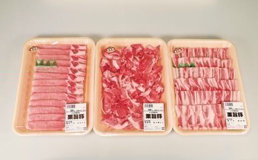 地元の人からも大人気！中津川産 栗旨豚セット F4N-1235