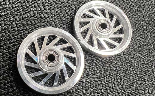 タミヤ ミニ四駆用 ベアリングアルミローラー（切削加工品）アルミローラーセット 19ｍｍ H795262 ミニ四駆 アルミローラー 東原工業所 岐阜県 中津川市 F4N-1893