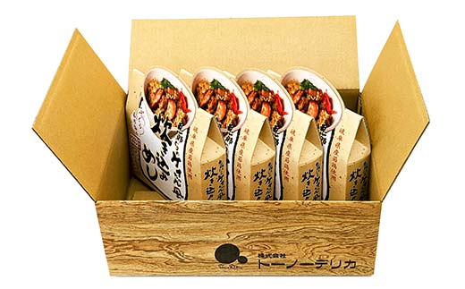 レトルト 恵那どり ケイちゃん風炊き込みめし 4個セット/ 鶏ちゃん けいちゃん トーノーデリカ 岐阜県郷土料理 中津川市 F4N-1761