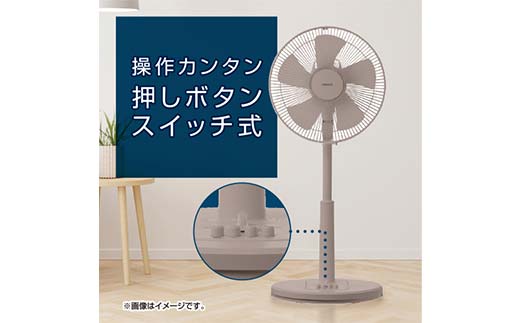 YAMAZEN メカリビング扇（C）グレージュ S5M25 YLT-AG307(C) 押しボタンスイッチ 風量3段階 切タイマー 山善 岐阜県 中津川市 F4N-1951