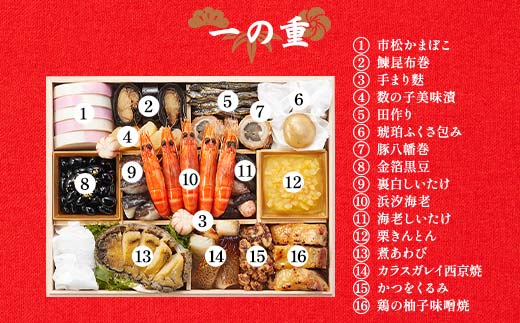 Oisixオリジナルおせち 和洋折衷二段重「上高砂 豊」 F4N-2461