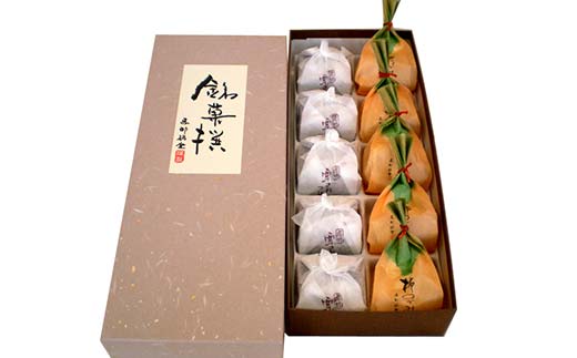 〈御菓子司　恵那福堂〉栗きんつば・柿つづみの詰合せ F4N-2503