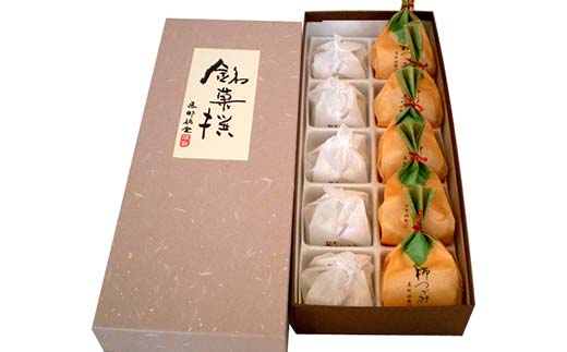 〈御菓子司　恵那福堂〉中津川くりきんとん・柿つづみの詰合せ F4N-2505