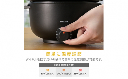 卓上電気小鍋 デキタテポット R7J71 YMCP-S650(B) F4N-2539