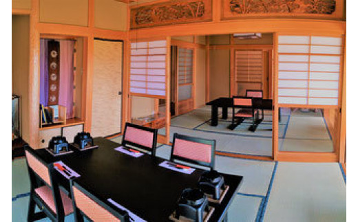 【限定10組】「日本料理美菜がるてんふるかわ」お食事券 会席 雅（みやび）3名様 F4N-1298