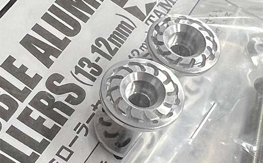 タミヤ ミニ四駆用 ベアリングアルミローラー（切削加工品）2段アルミローラーセット（13-12ｍｍ）H827282-837282 ミニ四駆 アルミローラー 東原工業所 岐阜県 F4N-1890