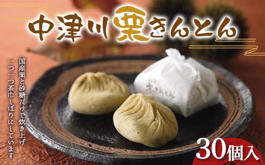 〈御菓子司 恵那福堂〉中津川栗きんとん30個入 F4N-2440